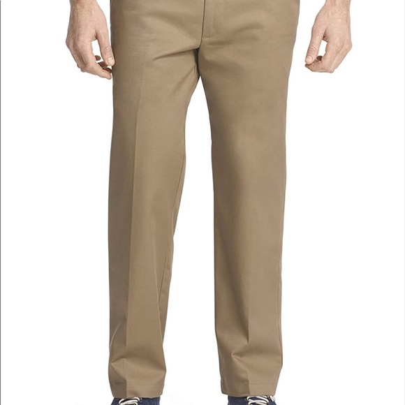 Men's American Chino Flat Front Straight Fit Pant - Picture 1 of 10